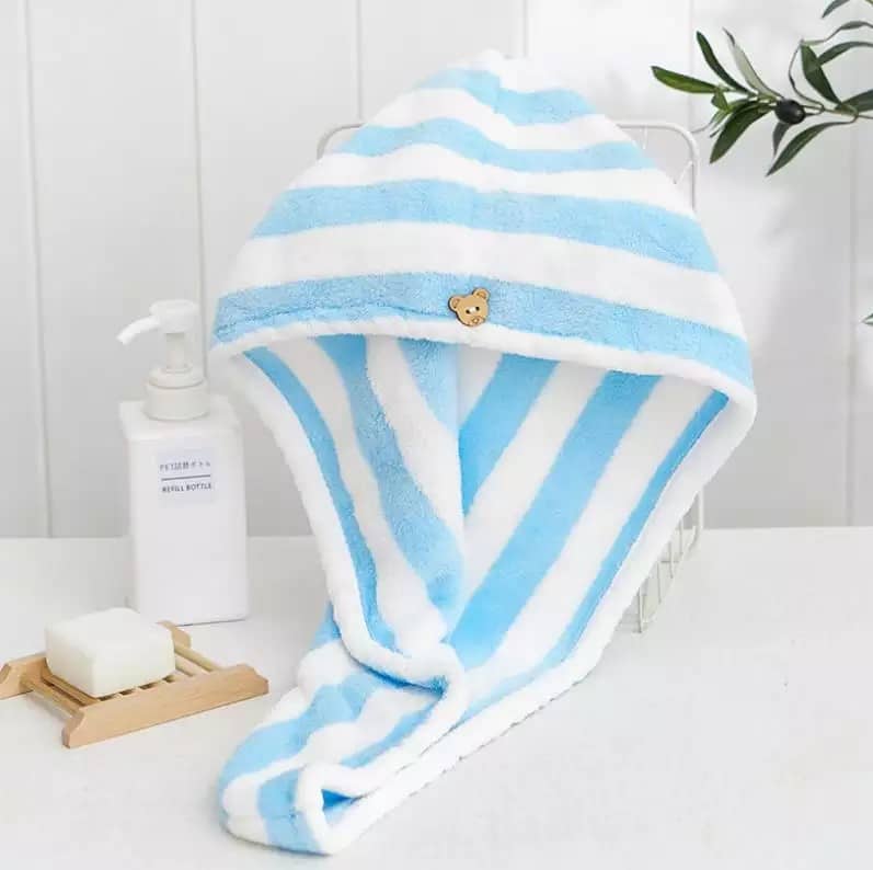 Recznik z mikrofibry turban do suszenia wlosow