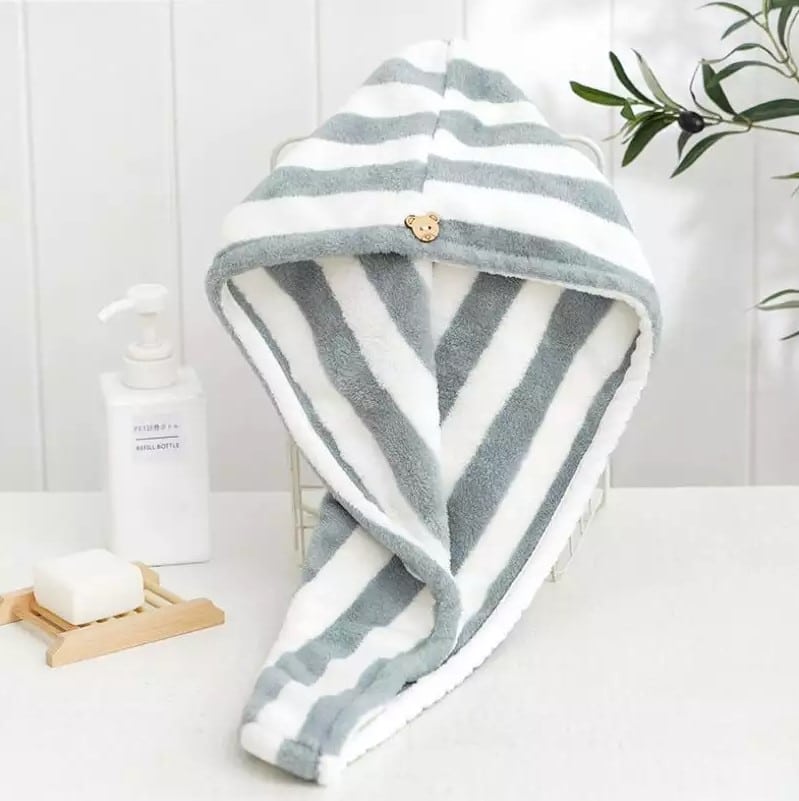 Recznik z mikrofibry turban do suszenia wlosow
